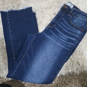 BKE Dark Blue Ankle Jeans